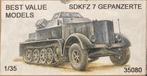 1/35 Sd.Kfz 7 gepanzerte Best Value Models, Overige merken, Tank, 1:32 tot 1:50, Nieuw