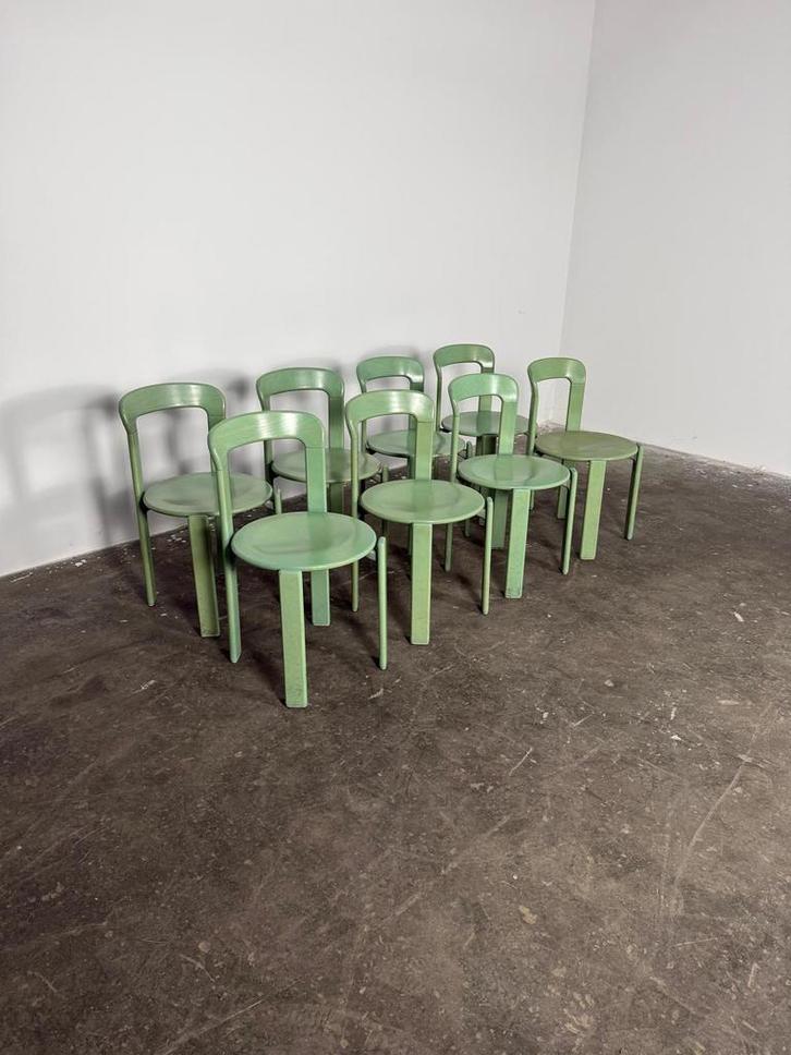 Kusch Co Bruno Rey Hay stoelen mint groen (50 beschikbaar), Antiek en Kunst, Antiek | Meubels | Stoelen en Sofa's, Ophalen