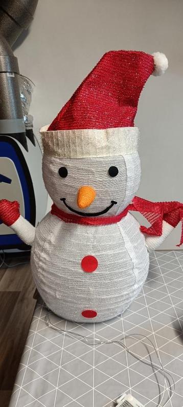 Sneeuwman met led beschikbaar voor biedingen
