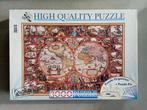 Puzzle 3000 stukken Wereldkaart, Hobby & Loisirs créatifs, Sport cérébral & Puzzles, Puzzle, Enlèvement, Plus de 1 500 pièces