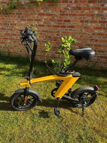 Elektrische fiets HX H1 14 geel.  beschikbaar voor biedingen