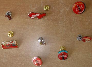 Épingles Coca-Cola 8 différentes, Enlèvement ou Envoi, Neuf, Marque, Insigne ou Pin's