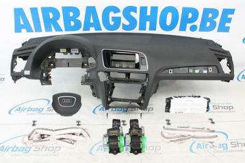 Airbag set Dashboard zwart stiksels Audi Q5 - 8R beschikbaar voor biedingen