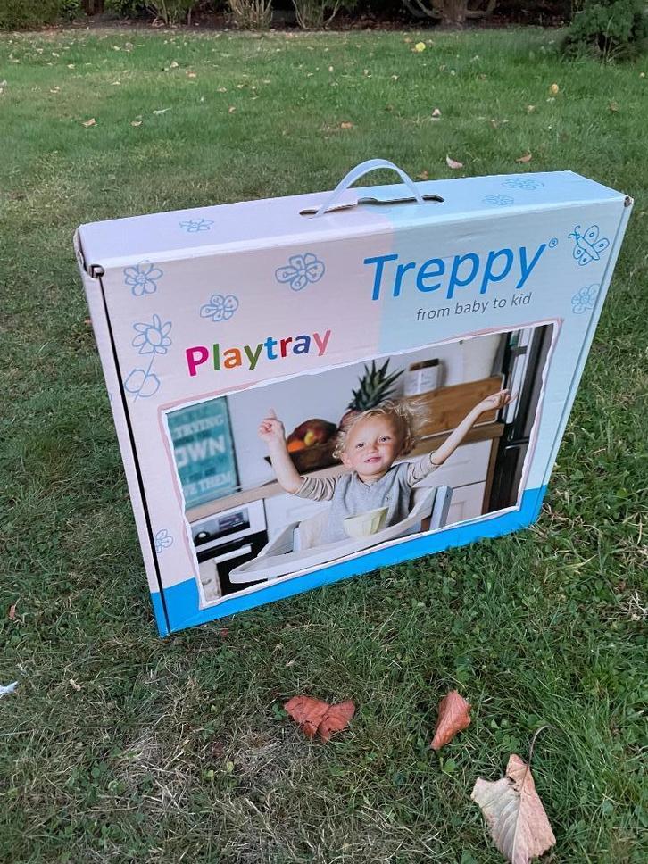 Treppy playtray - eettablet - massief beukenhout, Kinderen en Baby's, Kinderstoelen, Gebruikt, Overige typen, Afneembaar eetblad