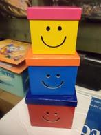 3 SMILEY doosjes, Ophalen of Verzenden, Gebruikt
