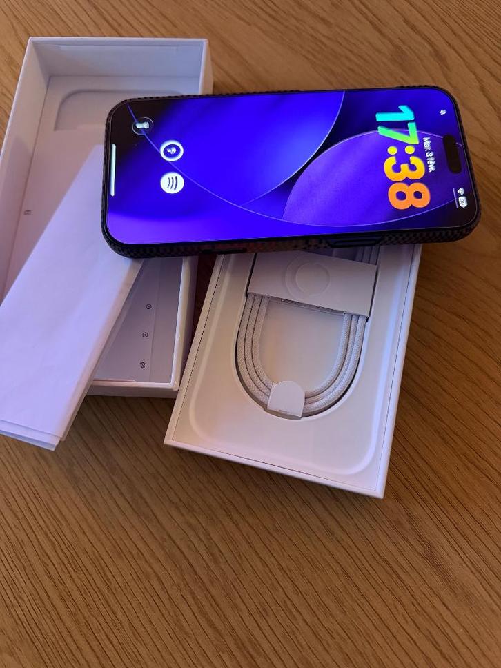 Apple iPhone 17 Pro Max 512 blauw, Telecommunicatie, Mobiele telefoons | Apple iPhone, Zo goed als nieuw, 512 GB, Blauw, Ophalen