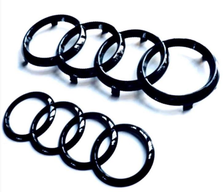 2x Logos Audi noir brillant Audi Q2, Q3, Q5 et Q7, Autos : Divers, Tuning & Styling, Envoi