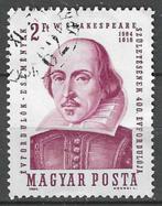Hongarije 1964 - Yvert 1646 - William Shakespeare  (ST), Timbres & Monnaies, Timbres | Europe | Hongrie, Affranchi, Envoi