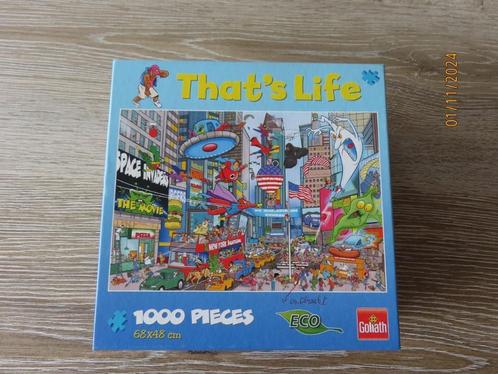 Puzzel 1000 st That's Life - New York - Nr 71386, Hobby en Vrije tijd, Denksport en Puzzels, Zo goed als nieuw, Legpuzzel, 500 t/m 1500 stukjes