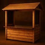 Houten kerst kramen, Ophalen