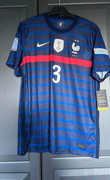 Voetbalshirt Frankrijk Kimpembe WK winner + Nations League disponible aux enchères