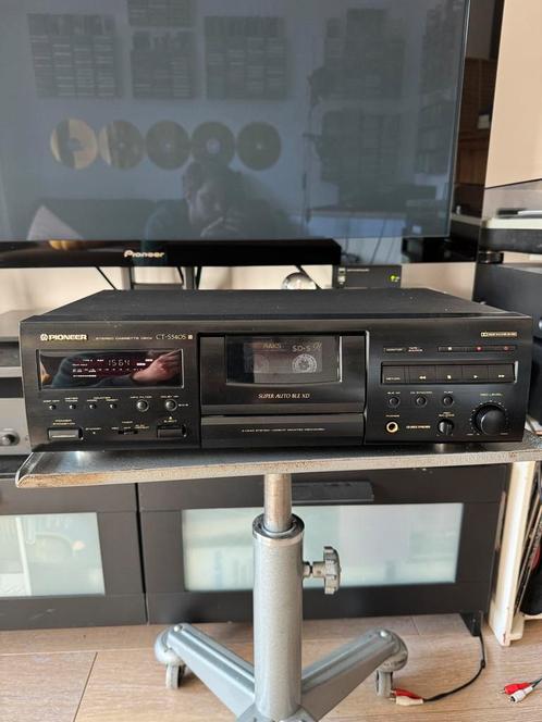 Pioneer CT-S540S, gereviseerd, 3-kops, Dolby S,.., Audio, Tv en Foto, Cassettedecks, Ophalen of Verzenden