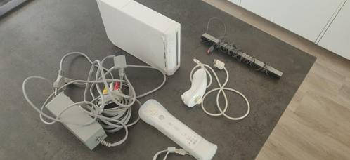 Wii met 17 spelletjes en toebehoren, Games en Spelcomputers, Games | Nintendo Wii, Gebruikt, Ophalen