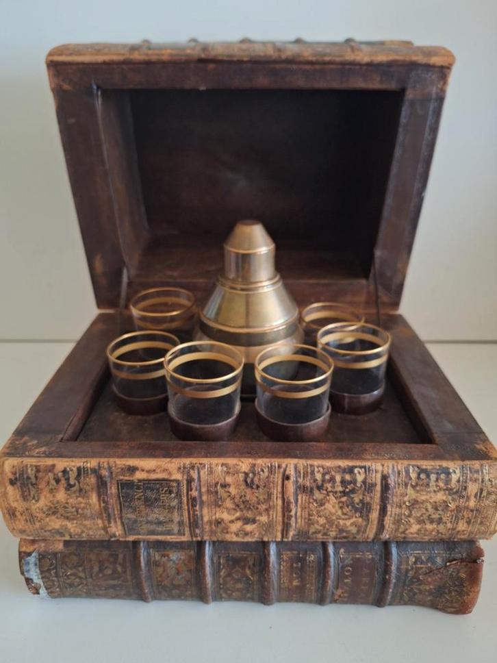 19de eeuws zeldzame Tantalus box / whisky likeurenkabinet, Collections, Vins, France, Enlèvement ou Envoi