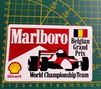 Sticker F1 Marlboro Shell Belgian Grand Prix, Ophalen of Verzenden