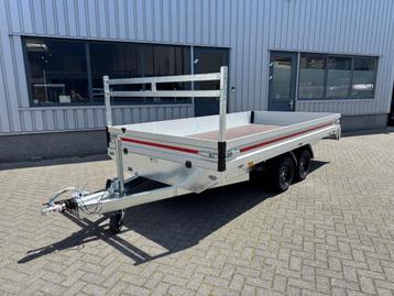 Nieuwe Plateauwagen - 2000kg t/ 3500kg geremd - Rijplaten beschikbaar voor biedingen