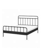 Nieuw Stjarno ikea bed 180cm + latoflex, Ophalen, Zwart, 180 cm, 200 cm