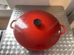 Le Creuset Marmite kersenrood 32cm, Ophalen, Gietijzer, Overige typen, Zo goed als nieuw