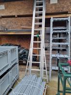 driedelig alu ladder 14 treden, Doe-het-zelf en Bouw, Ladders en Trappen, Ophalen, Zo goed als nieuw, Ladder