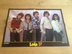 Vintage poster Bekende groepen jaren 70 apart te koop LOIS, Verzamelen, Ophalen of Verzenden, Gebruikt
