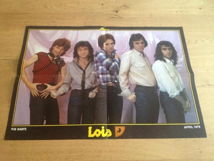 Vintage poster Bekende groepen jaren 70 apart te koop LOIS, Verzamelen, Posters, Gebruikt, Ophalen of Verzenden