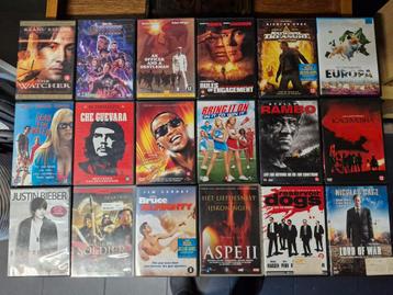 +- 300  dvd´s actie&avontuur beschikbaar voor biedingen