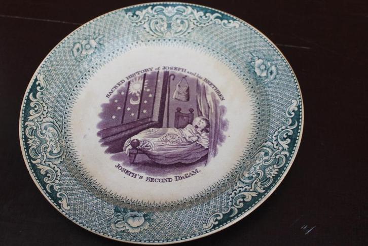 Antieke Bord, JB Cappellemans Joseph's Second Dream, Antiek en Kunst, Antiek | Wandborden en Tegels, Ophalen of Verzenden
