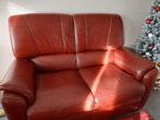 canapé  2 places en cuir, 75 à 100 cm, Moins de 150 cm, Banc droit, Comme neuf
