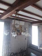 KOPEREN LUSTER MASSIEF, Huis en Inrichting, Ophalen, Zo goed als nieuw, Antiek