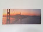 Print op Canvas Golden State Bridge San Francisco, Ophalen, Zo goed als nieuw, Print