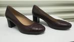 458A* Alexandra (Maniet!) volledig leren auberginepumps (38), Nieuw, Bruin, Pumps, Verzenden