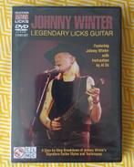 DVD Johnny Winter Legendary Guitar Licks / Gitaarles, Muziek en Instrumenten, Ophalen, Zo goed als nieuw