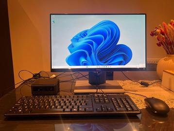 Intel NUC | i5 | 16GB | 500GB SSD | mini-pc set 24" beschikbaar voor biedingen