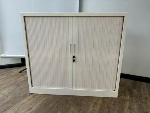 Witte roldeurkast 105 x 120 x 43, Maison & Meubles, Armoires | Mobilier de télévision, Utilisé, 100 à 150 cm, 100 à 150 cm, 25 à 50 cm