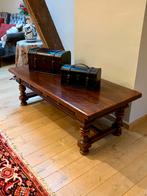 Masief eiken salontafel, Ophalen, Gebruikt, Rechthoekig, Eikenhout