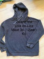 Zwarte trui Lola en Liza maat 12 jaar, Lola & Liza, Enlèvement ou Envoi, Comme neuf, Taille 34 (XS) ou plus petite