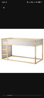 Een hoog Kinderbed 90x200x110, Kinderen en Baby's, Ophalen, Bruin, Jongetje of Meisje, Overige typen
