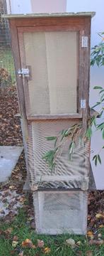 Schuilhuis voor vinkenkooi, Ophalen, Gebruikt, Hout, Vogelkooi