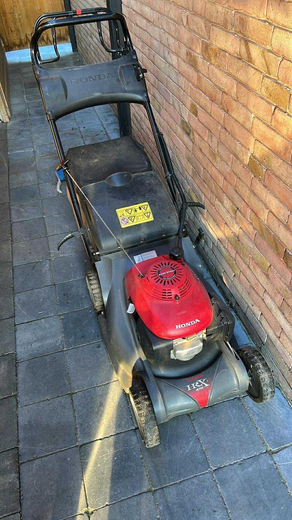 Honda HRX476, Tuin en Terras, Grasmaaiers, Gebruikt, Benzine-grasmaaier, 50 cm of meer, Opvangzak, Opvangbak, Ophalen