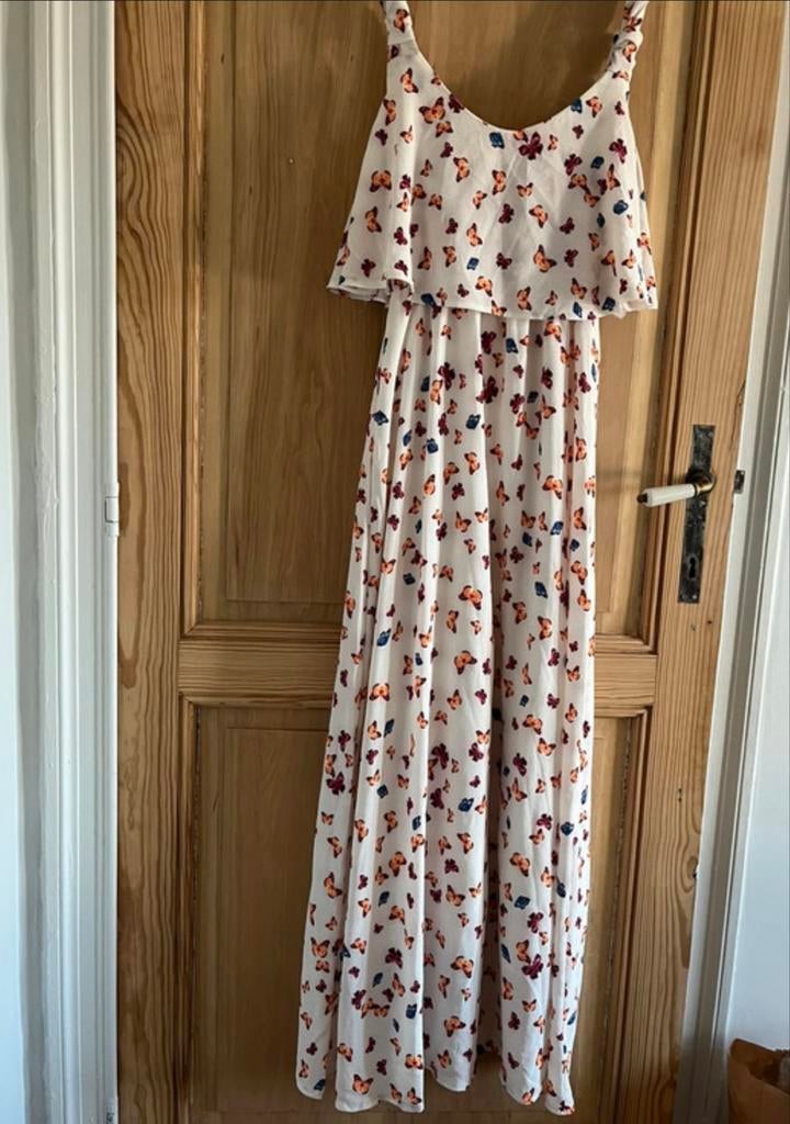 Lange jurk in goud en zilver. Negen, Kleding | Dames, Ophalen, Overige kleuren, Gold & Silver, Nieuw