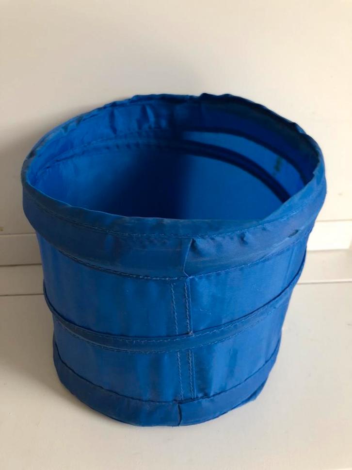 rond opbergmandje IKEA 16x18 cm blauw, Kinderen en Baby's, Kinderkamer | Inrichting en Decoratie, Gebruikt, Overige typen, Ophalen of Verzenden