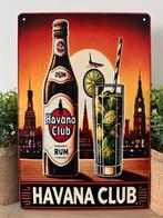 Metalen reclamebord Havana Club, Verzamelen, Merken en Reclamevoorwerpen, Ophalen of Verzenden, Nieuw, Reclamebord