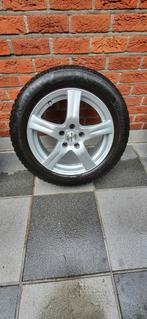 16 INCH DEZENT VELGEN +CONTINENTAL WINTERBANDEN, Auto-onderdelen, Banden en Velgen, Ophalen, 16 inch, Winterbanden, Band(en)