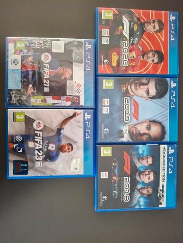 5 jeux ps4 beschikbaar voor biedingen