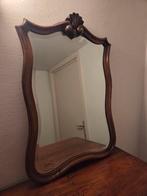 Antieke eiken spiegel met kuifje, Antiek en Kunst, Ophalen