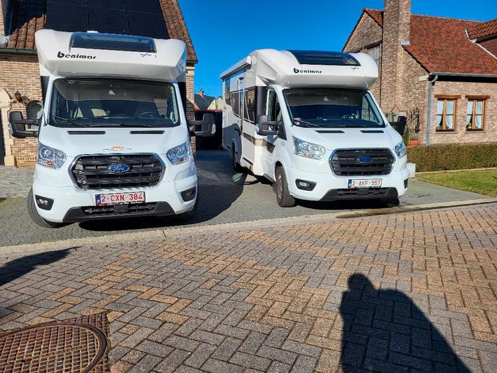 Camper, motorhomes te huur Herzele, Caravans en Kamperen, Mobilhomes, Particulier, tot en met 4, Half-integraal, Ford, Ford, Diesel