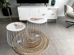 TV meubel wit met bijzettafeltjes, Minder dan 100 cm, 25 tot 50 cm, 100 tot 150 cm, Zo goed als nieuw