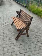 Bank en picknicktafel, Tuin en Terras, Picknicktafels, Ophalen, Staal, Nieuw, Inklapbaar