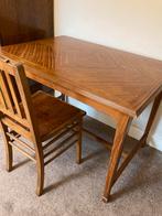 Bijzettafel in kersenhout L 75 x B 104 x H 75, Huis en Inrichting, Ophalen, Gebruikt, Vierkant