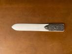 Briefopener ouvre-lettre been os zilver argent, Ophalen of Verzenden, Zilver